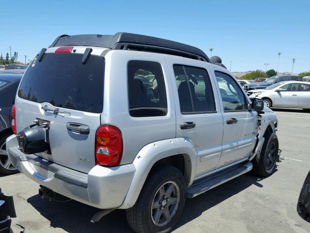 1J4GL38K53W538248 - 2003 JEEP LIBERTY RE SILVER photo 4