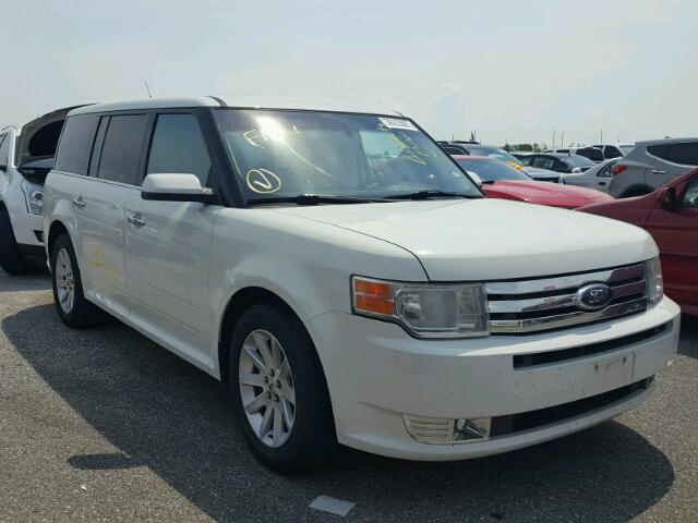 2FMGK5CC1ABB10109 - 2010 FORD FLEX SEL WHITE photo 1