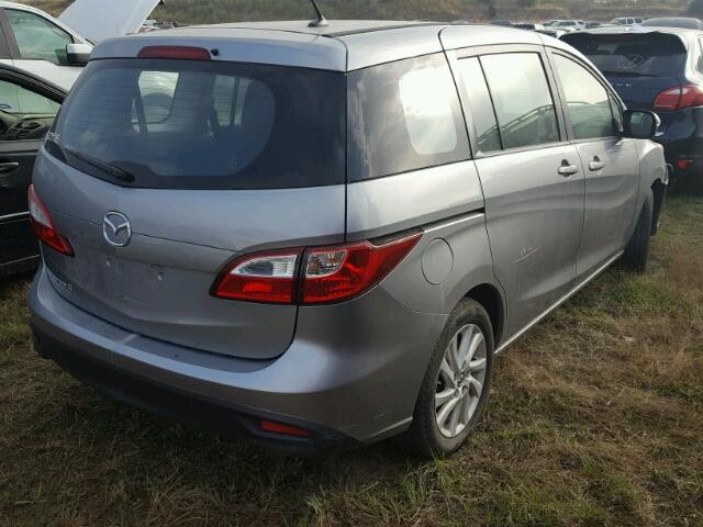 JM1CW2BL9D0158079 - 2013 MAZDA 5 SILVER photo 4