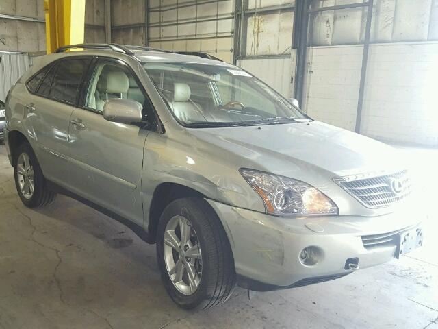 JTJHW31U482068836 - 2008 LEXUS RX 400H SILVER photo 1