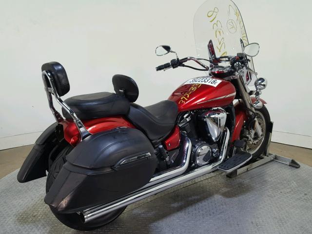 JYAVP25E39A009876 - 2009 YAMAHA XVS1300 CT RED photo 8