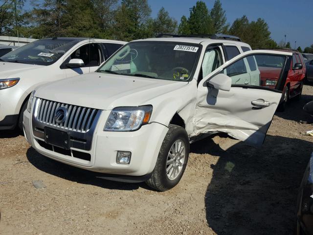 4M2CN9HG9BKJ02533 - 2011 MERCURY MARINER PR WHITE photo 2