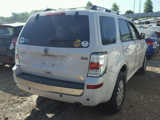 4M2CN9HG9BKJ02533 - 2011 MERCURY MARINER PR WHITE photo 4