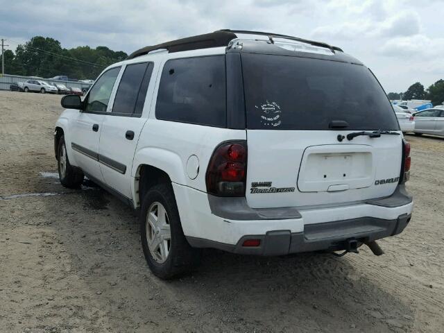 1GNES16S526123539 - 2002 CHEVROLET TRAILBLAZE WHITE photo 3