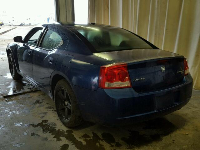 2B3KA33V29H546243 - 2009 DODGE CHARGER BLUE photo 3