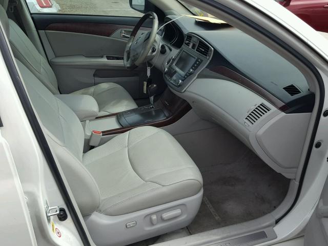 4T1BK3DB4CU473070 - 2012 TOYOTA AVALON BAS WHITE photo 5