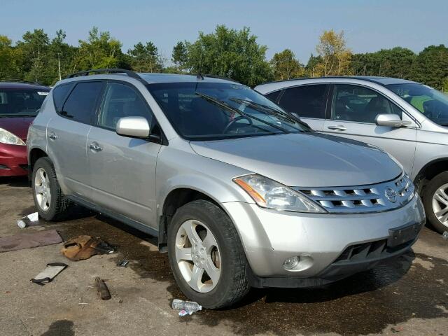 JN8AZ08W43W219973 - 2003 NISSAN MURANO SILVER photo 1