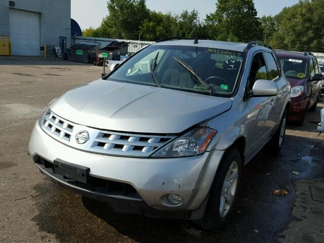 JN8AZ08W43W219973 - 2003 NISSAN MURANO SILVER photo 2