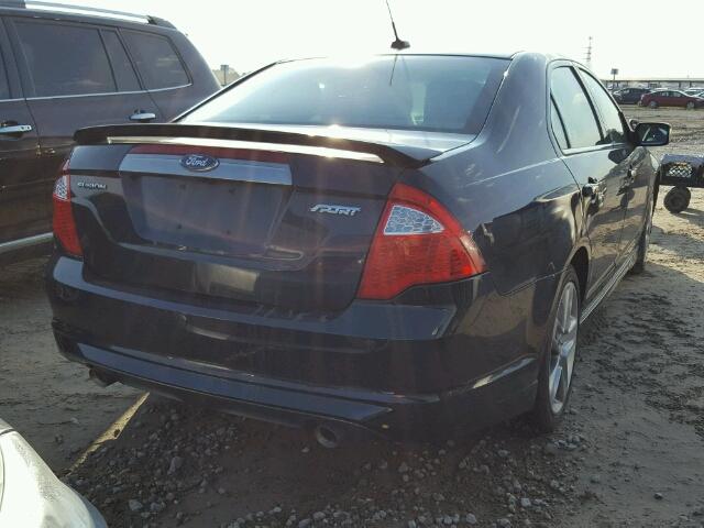 3FAHP0KC6BR233590 - 2011 FORD FUSION BLACK photo 4