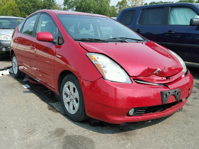 JTDKB20U683360787 - 2008 TOYOTA PRIUS RED photo 1