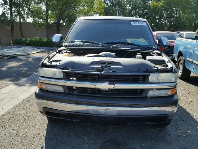 1GCEC19V31Z208016 - 2001 CHEVROLET SILVERADO BLACK photo 9