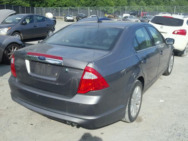 3FADP0L33AR142739 - 2010 FORD FUSION HYB CHARCOAL photo 4