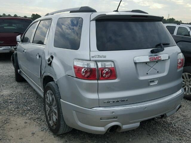 1GKKRTED8CJ267627 - 2012 GMC ACADIA DEN SILVER photo 3