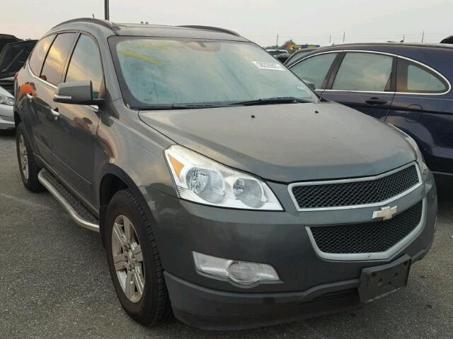 1GNKRGED1BJ354925 - 2011 CHEVROLET TRAVERSE GRAY photo 1