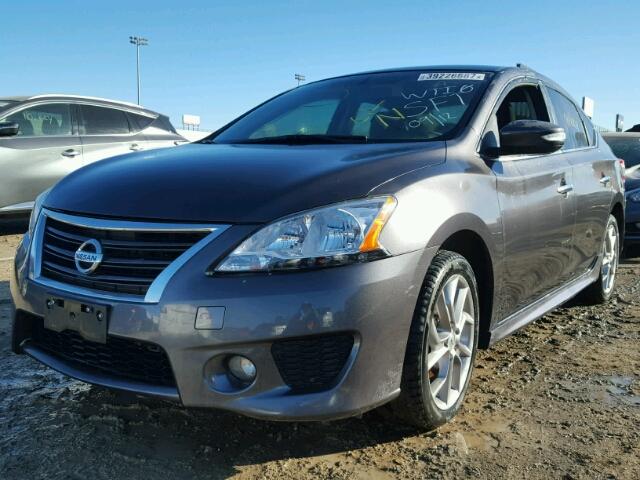 3N1AB7AP3FY238820 - 2015 NISSAN SENTRA GRAY photo 2