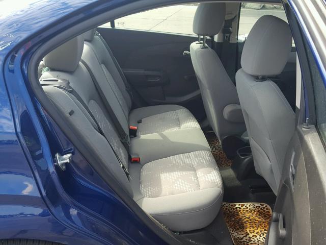 1G1JA5SH1E4108959 - 2014 CHEVROLET SONIC LS BLUE photo 6