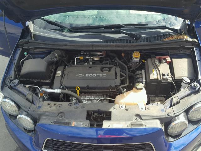 1G1JA5SH1E4108959 - 2014 CHEVROLET SONIC LS BLUE photo 7