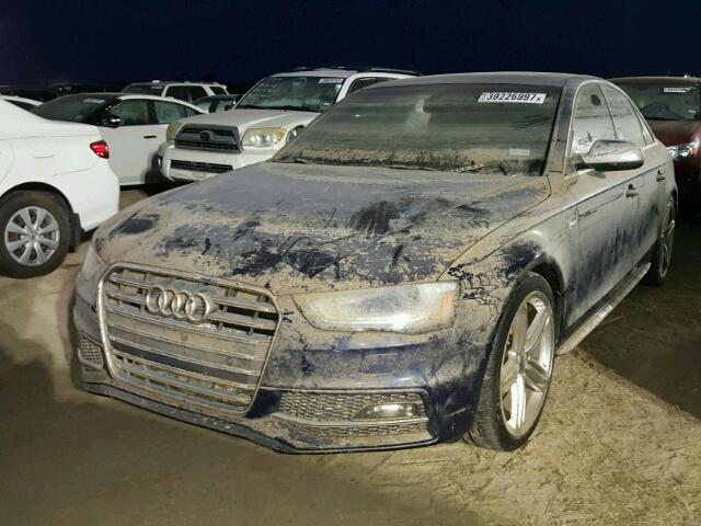 WAUBGAFL4EA157640 - 2014 AUDI S4 BLUE photo 2