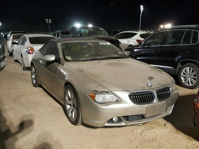 WBAEK73425B261243 - 2005 BMW 645 GRAY photo 1