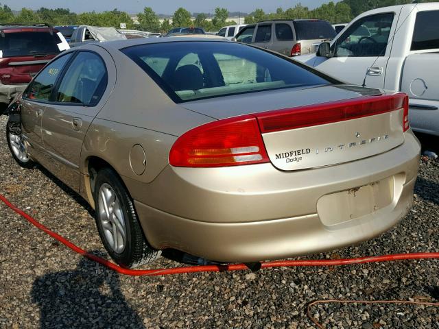 2B3HD46R61H670459 - 2001 DODGE INTREPID S 棕色 照片 3