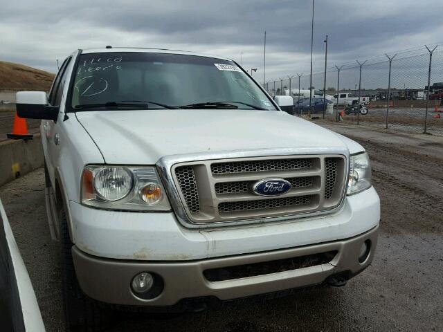 1FTPW14V68KE97872 - 2008 FORD F150 SUPER WHITE photo 1