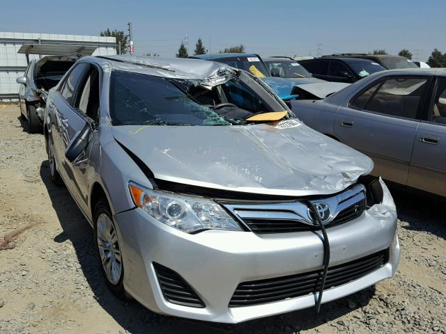 4T4BF1FKXER417794 - 2014 TOYOTA CAMRY L GRAY photo 1