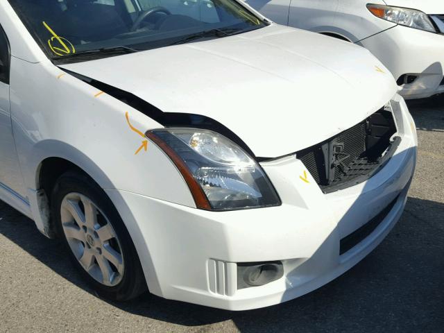 3N1AB6AP4BL685691 - 2011 NISSAN SENTRA 2.0 WHITE photo 9