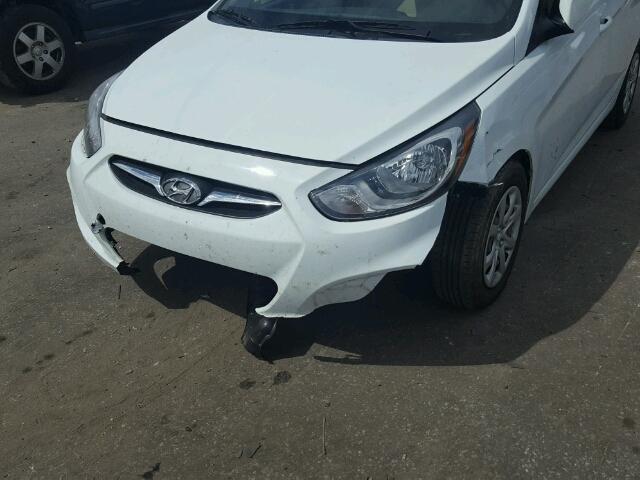 KMHCT4AE2DU486259 - 2013 HYUNDAI ACCENT GLS WHITE photo 9