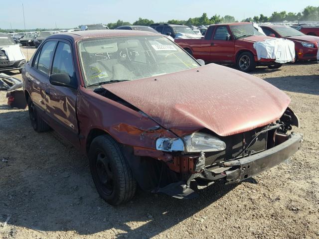 1Y1SK5289XZ441713 - 1999 CHEVROLET GEO PRIZM 红色 照片 1