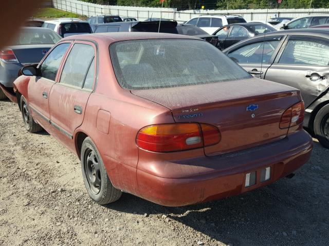 1Y1SK5289XZ441713 - 1999 CHEVROLET GEO PRIZM 红色 照片 3