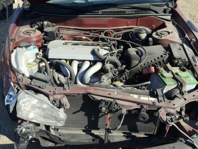 1Y1SK5289XZ441713 - 1999 CHEVROLET GEO PRIZM 红色 照片 7