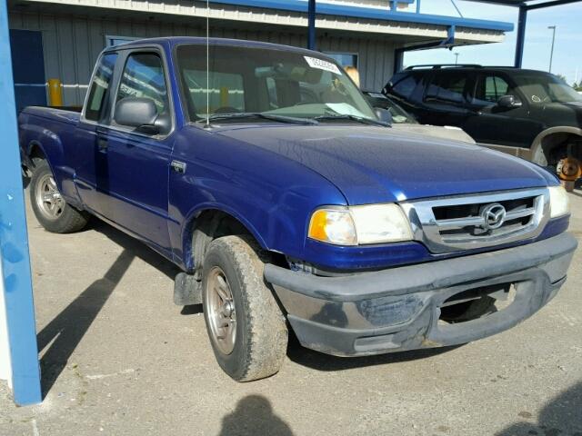 4F4YR46U03TM07708 - 2003 MAZDA B3000 CAB BLUE photo 1