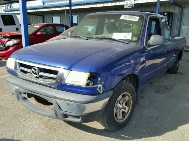 4F4YR46U03TM07708 - 2003 MAZDA B3000 CAB BLUE photo 2