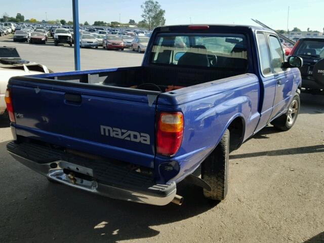 4F4YR46U03TM07708 - 2003 MAZDA B3000 CAB BLUE photo 4