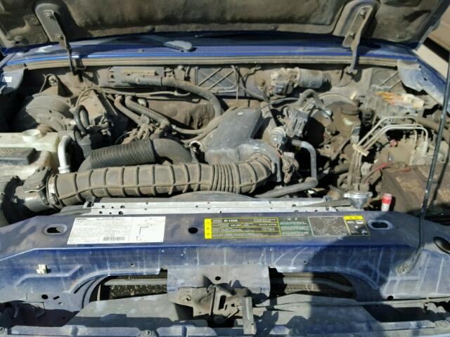 4F4YR46U03TM07708 - 2003 MAZDA B3000 CAB BLUE photo 7