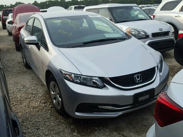 2HGFB2F5XFH554106 - 2015 HONDA CIVIC LX SILVER photo 1