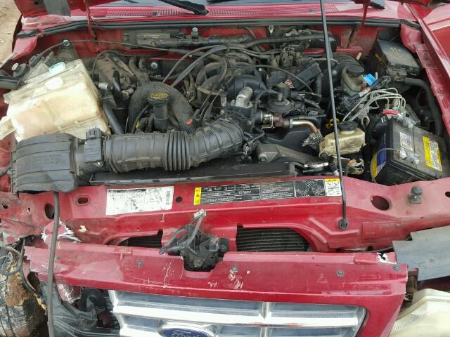 1FTYR44E52PA35990 - 2002 FORD RANGER SUP RED photo 7