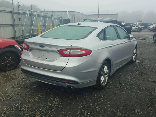 3FA6P0H70DR230317 - 2013 FORD FUSION SE SILVER photo 4