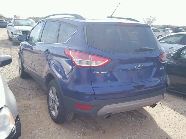 1FMCU0GX8FUA46399 - 2015 FORD ESCAPE SE BLUE photo 3