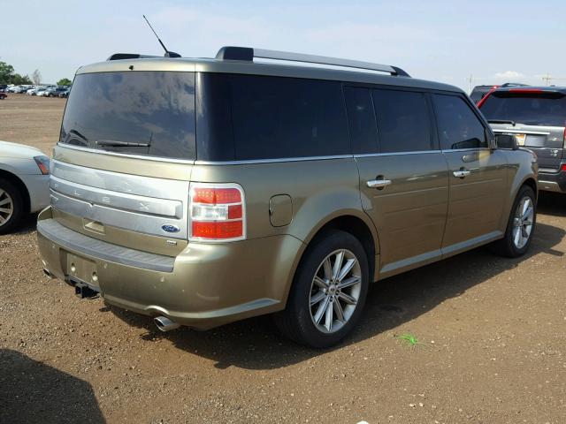 2FMHK6D85DBD02531 - 2013 FORD FLEX LIMIT GREEN photo 4