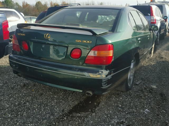 JT8BD68S0W0014770 - 1998 LEXUS GS 300 GREEN photo 4