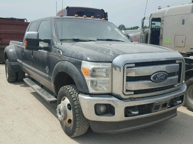 1FT8W3DT6DEA31303 - 2013 FORD F350 BLACK photo 1