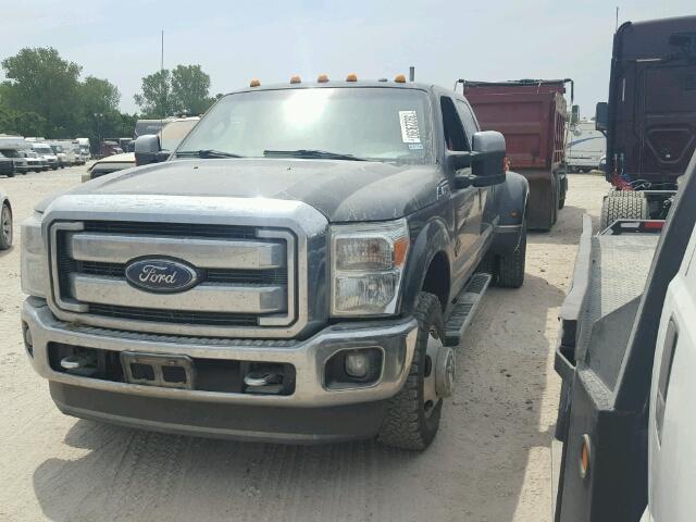 1FT8W3DT6DEA31303 - 2013 FORD F350 BLACK photo 2