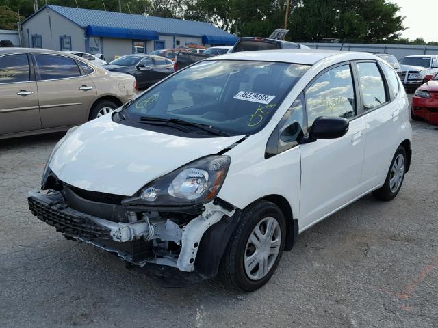 JHMGE8H2XAC017522 - 2010 HONDA FIT თეთრი ფოტო 2