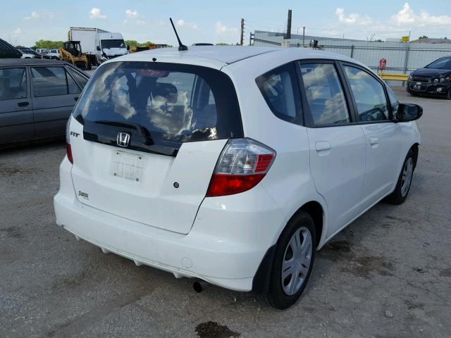 JHMGE8H2XAC017522 - 2010 HONDA FIT თეთრი ფოტო 4