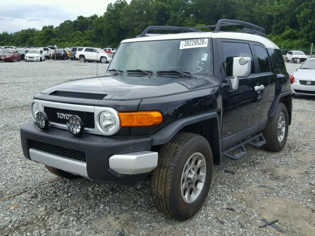 JTEBU4BF4DK164833 - 2013 TOYOTA FJ CRUISER BLACK photo 2