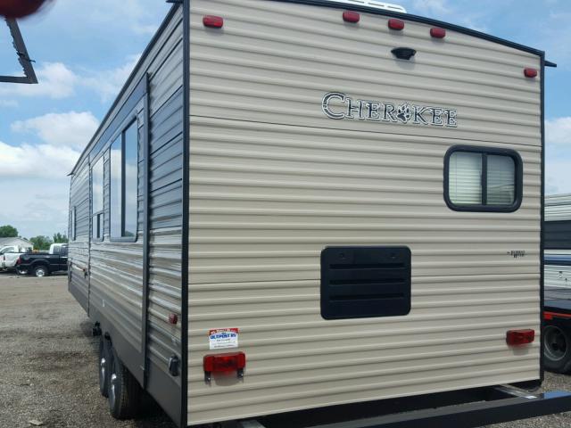 4X4TCKC24JX129956 - 2018 CHER TRAILER TAN photo 3