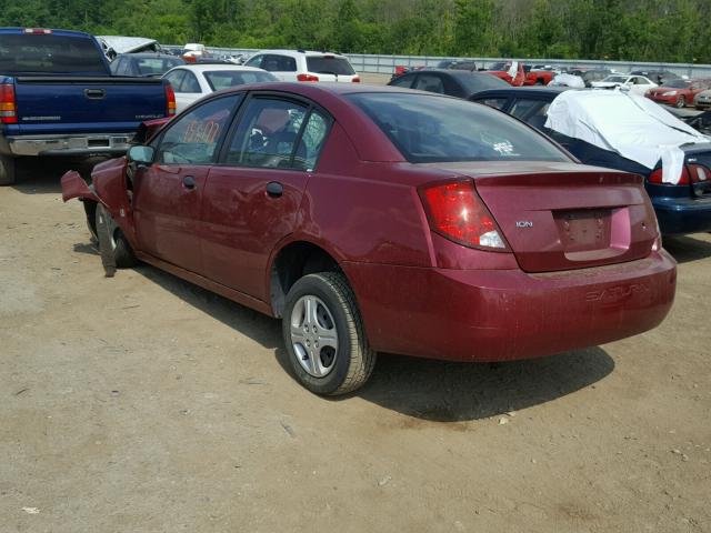1G8AG52F85Z159196 - 2005 SATURN ION LEVEL MAROON photo 3