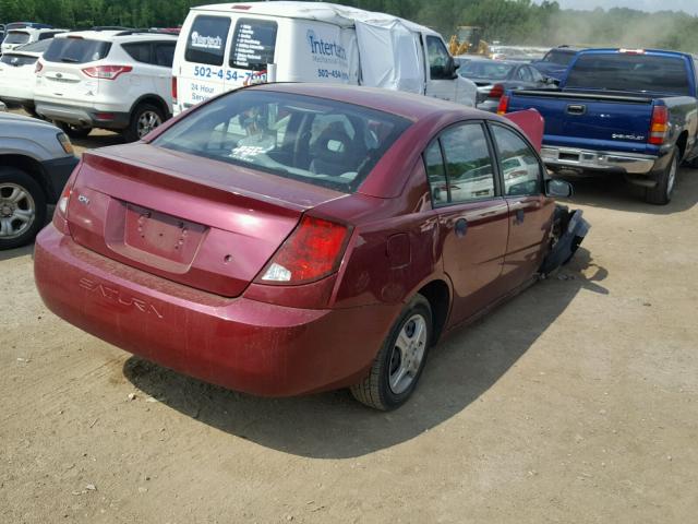 1G8AG52F85Z159196 - 2005 SATURN ION LEVEL MAROON photo 4