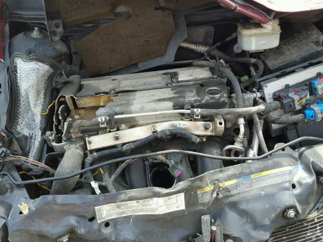 1G8AG52F85Z159196 - 2005 SATURN ION LEVEL MAROON photo 7
